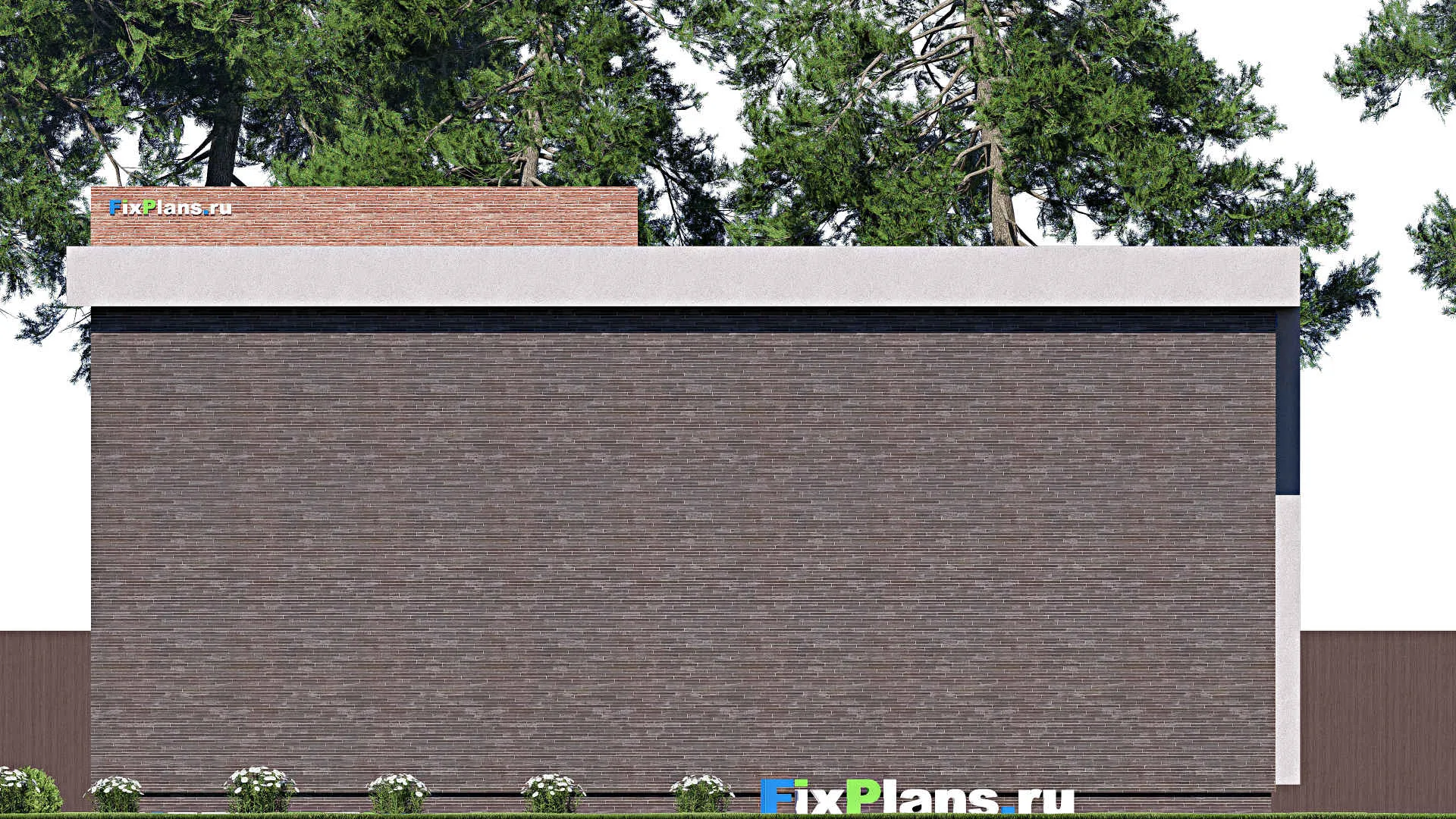 F-18377 - Проект двухэтажного дома 7 на 15, площадью 130 м² с балконом и 4 спальнями