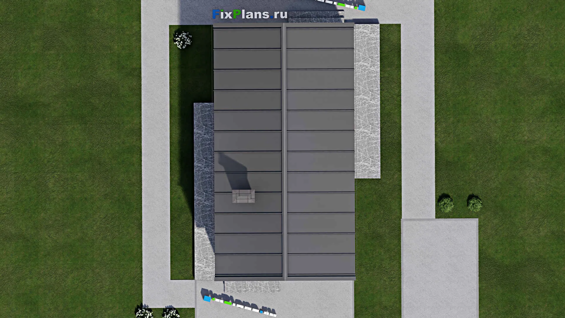 F-8873 - Планы дома с мансардой 10 на 14, площадью 180 м² с террасой, балконом и 3 спальнями